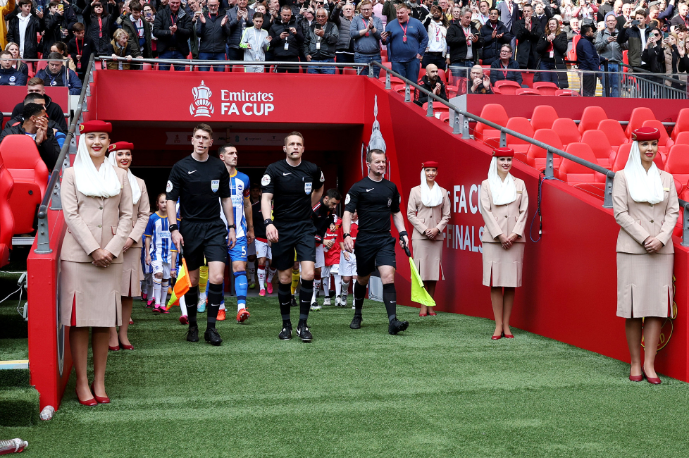 FA Cup takes to the air